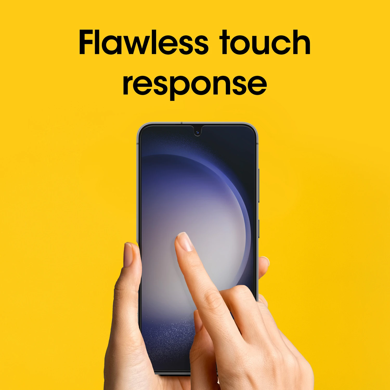 OtterBox Galaxy S23 Alpha Flex Antimicrobial Blue Light Guard Screen Protector 4 OtterBox Galaxy S23 Alpha Flex Antimicrobial Blue Light Guard Screen Protector - Image 4