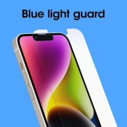 Alternative view of OtterBox IPhone 14 Amplify Glass Blue Light Guard Screen Protector