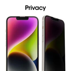 Alternative view of OtterBox IPhone 14 Amplify Glass Privacy Guard Screen Protector