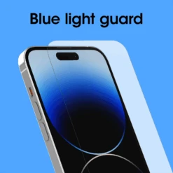 Alternative view of OtterBox IPhone 14 Pro Max Amplify Glass Blue Light Guard Screen Protector