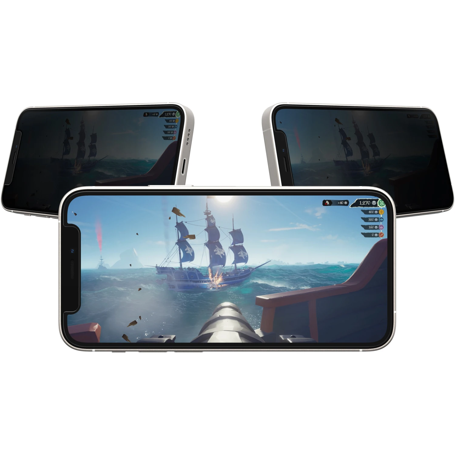 OtterBox IPhone 12 Mini Gaming Glass Privacy Guard 2 OtterBox IPhone 12 Mini Gaming Glass Privacy Guard - Image 2