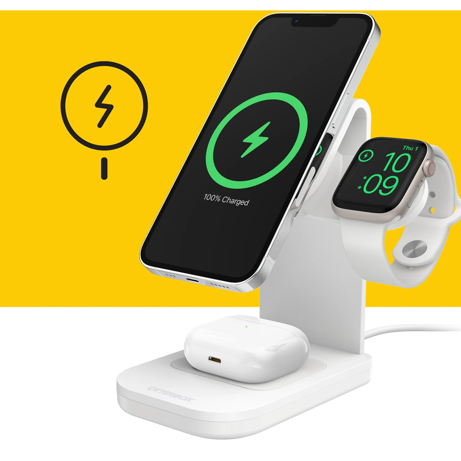 OtterBox 3-in-1 Charging Station With MagSafe 3 OtterBox 3-in-1 Charging Station With MagSafe - Image 3