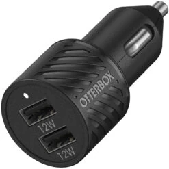 Alternative view of OtterBox USB-C To USB-A Car Charging Kit — 24W