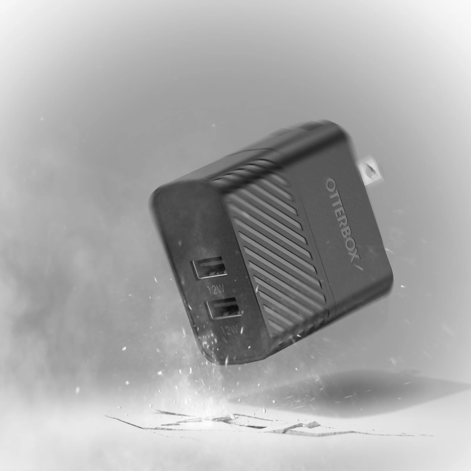 OtterBox USB-C To USB-A Dual Port Wall Charging Kit, 24W Combined 6 OtterBox USB-C To USB-A Dual Port Wall Charging Kit, 24W Combined - Image 6