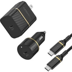 OtterBox USB-C To USB-C Fast Charge Wall And Car Charging Kit, 20W