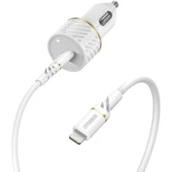 OtterBox Lightning To USB-C Fast Charge Car Charging Kit, 20W