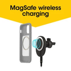 Alternative view of OtterBox Wireless Charger Vent Mount For MagSafe (7.5W)