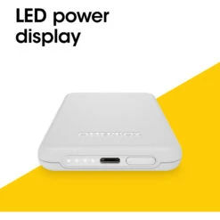 OtterBox Wireless Power Bank For MagSafe (7.5W), 3k MAh 6 OtterBox Wireless Power Bank For MagSafe (7.5W), 3k MAh -OtterBox Deals Store wireless power bank magsafe 3k v2 brilliant white 4